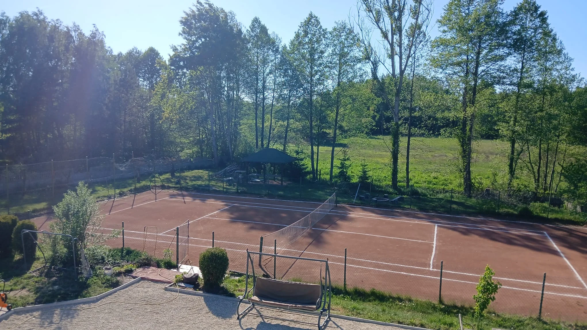 Kort tenisowy mączka – Słoneczny Set, Wólka Kłucka